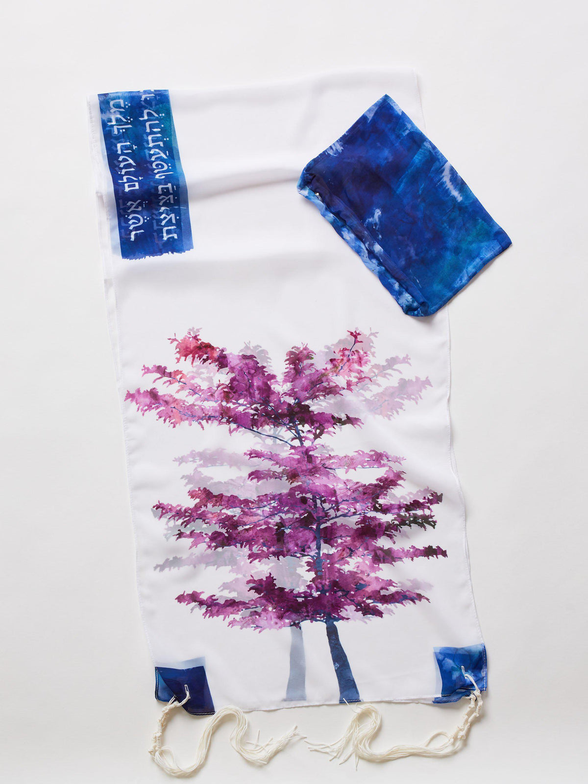purple tree tallit tallis