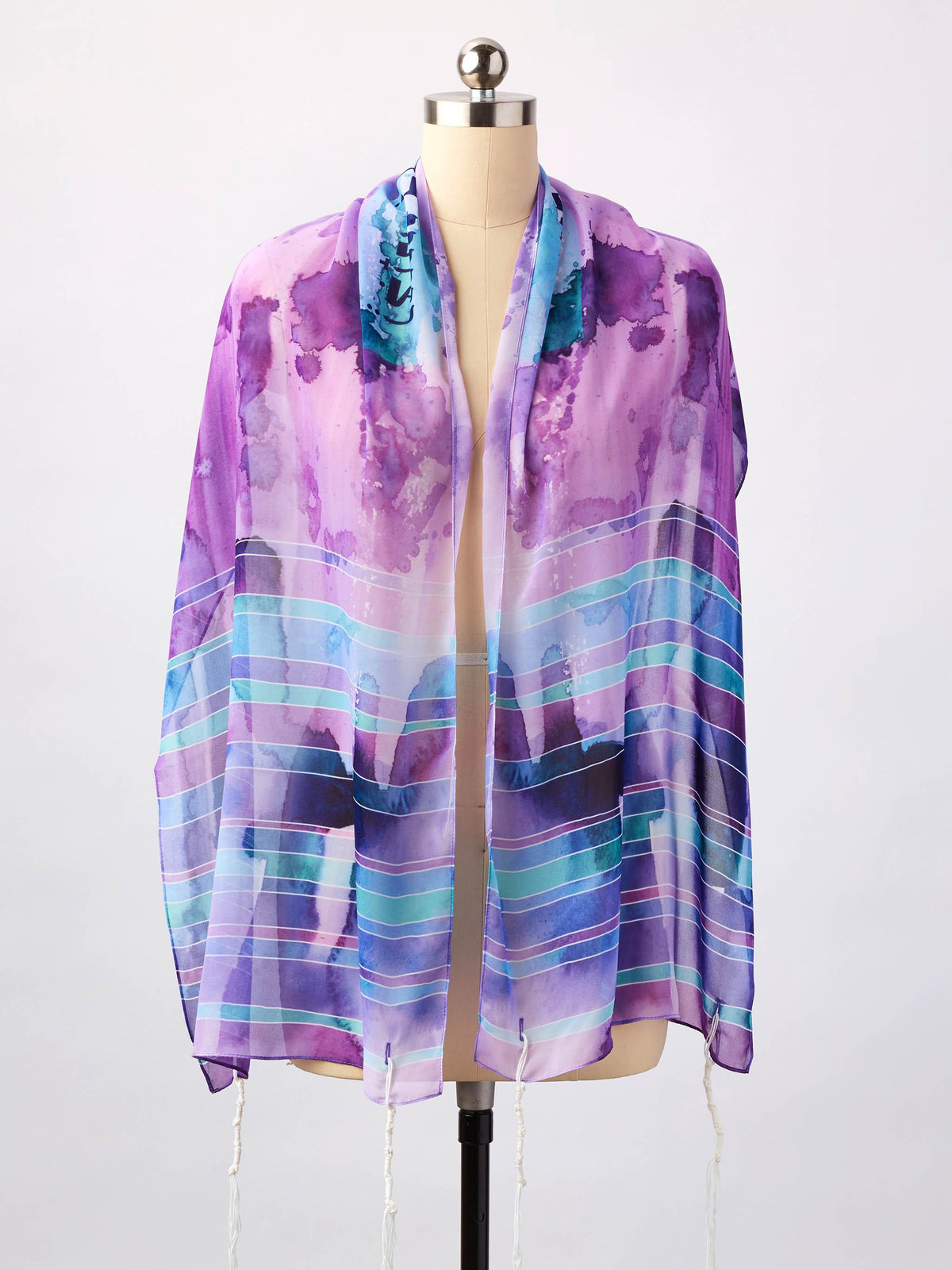 purple tallit tallis