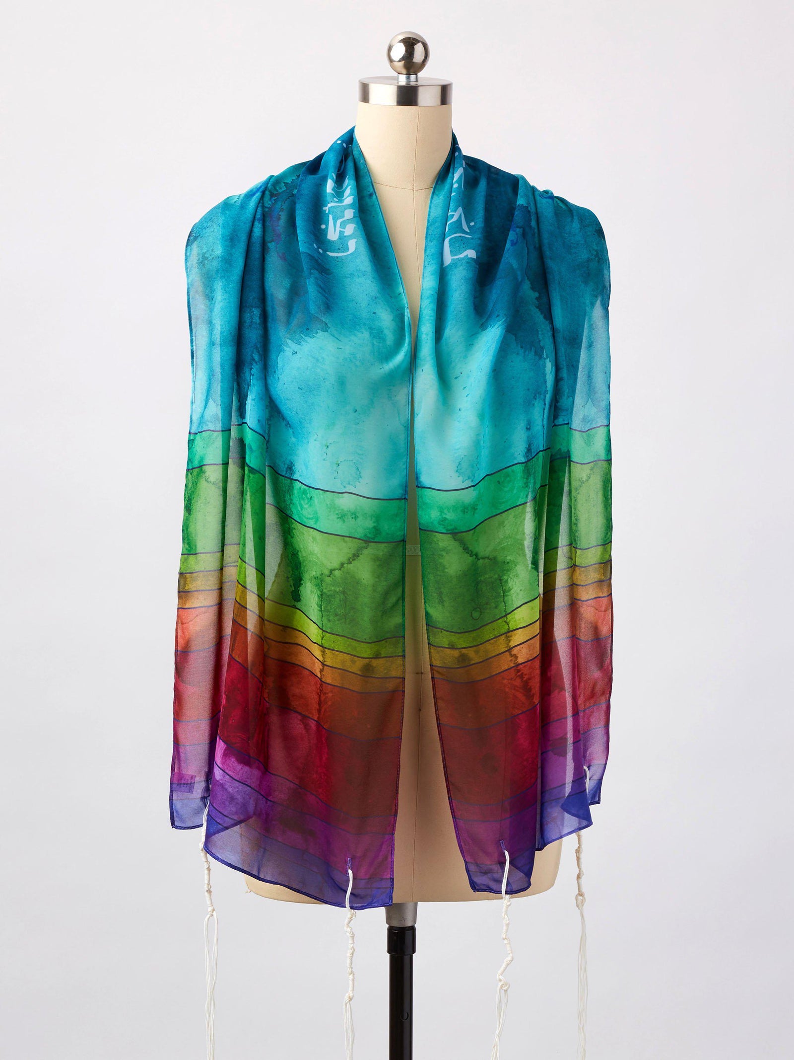 rainbow bat mitzvah tallit